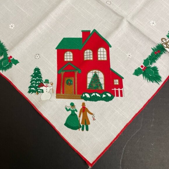 Vintage Linens N Things Christmas Napkins Set of 5 Retro Holiday Seasonal - Picture 6 of 7